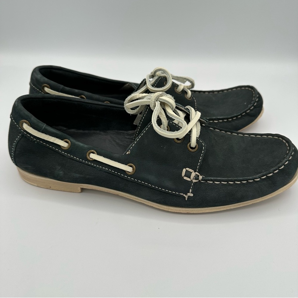 Cole Haan Navy Suede Shoes Size 9.5